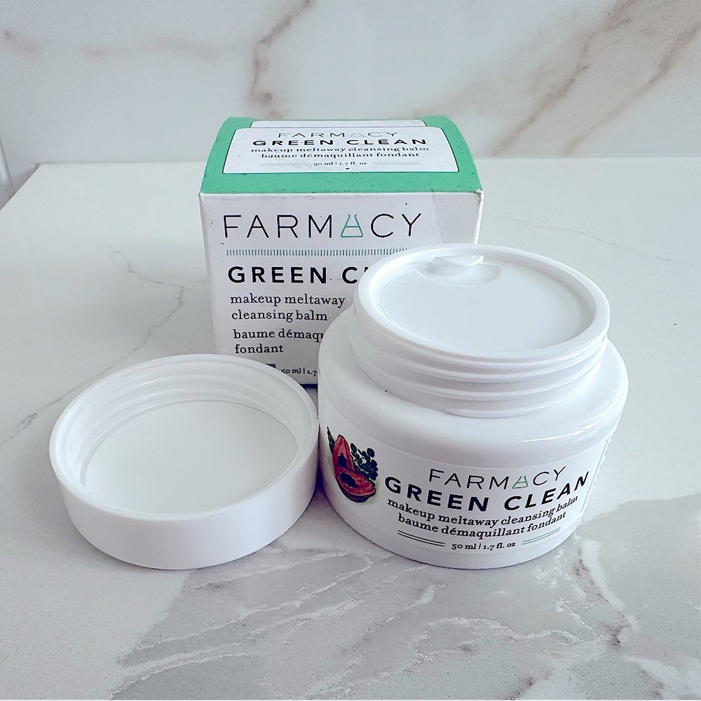 Farmacy Green Clean Oil Milk Papaya Makeup Meltaway Cleansing Balm - Picture 10 of 12